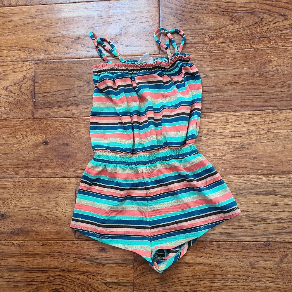 Striped Shoshanna girls bathing suit